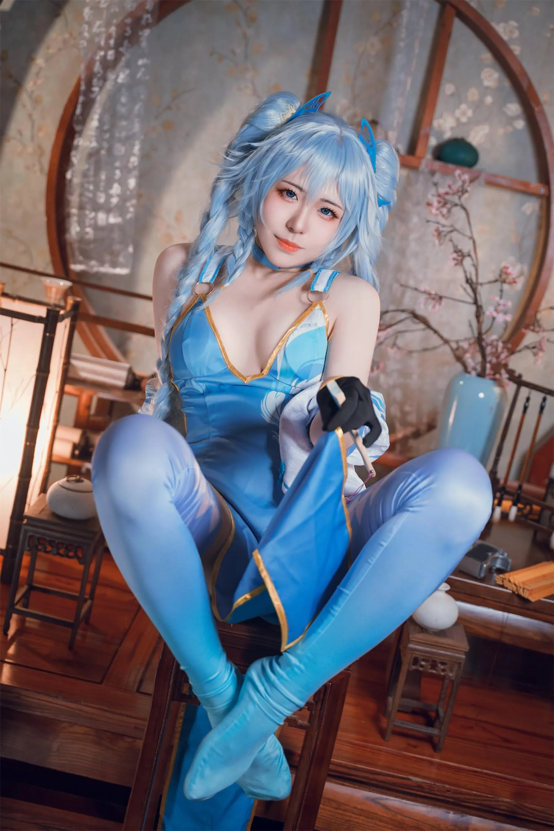 虎森森 – NO.17 少女前线 翠雀媚 [41P]插图